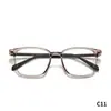 Gafas Frescas de Madera Studiomuku Monturas de Gafas Transparentes con Montura Cuadrada Grande para Quienes Valoran el Estilo Personal y los Altos Estándares