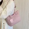 Grande Capacidade 2026 Moda Bolsa de Ombro Único Tote Tendência Camurça Nova Bolsa Feminina Sensação Outono Inverno Pelúcia Casual