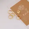Soporte de Anillo Abierto Ajustable DIY Hecho a Mano Antideslizante Dedal Bandeja de Anillo Herramienta para Anillos Accesorios
