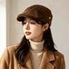 2026 Nuevo Sombrero Octagonal Artístico Casual Versátil Vintage para Mujer, Sombrero de Pescador Transpirable y Cómodo para Primavera y Verano, Hace que la Cara Parezca Más Pequeña