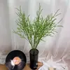 Planta Artificial Verde de Cuentas Largas Estilo Bosque Vaina de Guisante Decoración de Techo de Boda Decoración Suave Material de Flor Eterna