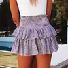 2024 Nova Saia Plissada de Bolo Europeia e Americana Cintura Alta Meia-Saia Verão Y2k Moda Hot Girl