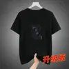 Camiseta de Manga Corta para Hombre con Estampado Nuevo Transfronteriza 2025 Nuevo Verano Cuello Redondo Media Camiseta Marca de Moda Camiseta Camiseta para Hombre