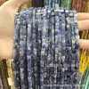 Contas espaçadoras de 4MM contas quadradas soltas cristal ágata olho de tigre espaçador quadrado acessórios DIY conta espaçadora de pulseira acessórios de joias