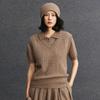 Chaleco Versátil Nuevo de Cachemira para Mujer Otoño e Invierno Estilo Old Money Trenzado Holgado Casual Estilo Urbano para el Trabajo