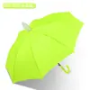 Guarda-chuva Infantil Atacado Cabo Curvo Cor Arco-íris Guarda-chuva Infantil com Estojo à Prova d'Água Jardim de Infância Uso Duplo para Sol e Chuva Guarda-chuva Infantil