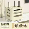 Caixa de armazenamento para roteador doméstico, caixa para Wi-Fi sem fio, caixa organizadora de mesa, para colocar decodificador de TV, multifuncional