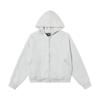 Vestir Camino Antiguo 2025 Primavera Nuevo Estilo Americano Retro Color Sólido Doble Cremallera Cuadros Sudadera con Capucha Sudadera para Hombre