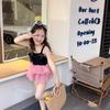 Maiô Infantil Verão 2023 Maiô de Fonte Termal Laço Fofo Estilo Ocidental Estilo Princesa Maiô Peça Única Moda Verão