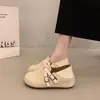 Aumento da Altura Interna Solado Grosso Sapatos Birkenstock Cobertura para Dedos em Duas Vias Meio Chinelos Roupa Externa Feminina 2026 Novo Outono Preguiçoso Birkenstock Sapatos Individuais