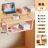 Cesta colgante para dormitorio, instalación sin taladro, estante para snacks de gran capacidad, cesta para almacenamiento de libros y artículos varios, una excelente solución de almacenamiento para habitaciones de dormitorio, con estantes escalonados
