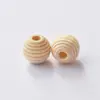 Accesorios para joyería DIY al por mayor material de cuentas cuentas color madera cuentas redondas cuentas de hilo cuentas de madera cuentas sueltas precio de fábrica ventas directas
