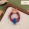 Diadema de Cuerda para el Cabello con Puntos de Polka y Estrellas de Color Aterciopelado Lazo para el Cabello Lindo para Niños Banda Elástica Diadema Coleta Alta Accesorios para el Cabello