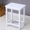 Taburete de acero y madera taburete cuadrado engrosado taburete de estudio taburete para el hogar taburete de color taburete de comedor taburete para escritorio de entrenamiento