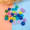 1 Miçanga Transparente Multifacetada com Furo Grande, Novo Modelo 7x13mm Miçangas Atacado, Acessórios e Materiais para Montagem de Joias DIY, Miçangas de Cristal Multicor