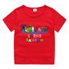 2023 nueva ropa infantil, camiseta de manga corta de verano para niños, camisa de algodón para niños y niñas, camiseta de media manga para bebés, top para niños