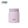 Termo aislado TYESO 316, diseño creativo, olla para papilla plateada con forma de oreja, capacidad simple y pequeña, fiambrera de 280 ml
