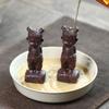 Mascota de té de arena púrpura Yixing que adornos pueden criar arena púrpura juego de té personalidad lindo juego de té mesa mini plato accesorios hogar