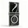 Funda para Samsung Zflip8 con Anillo Anti-Caídas Zflip8 Protección de Bisagra con Soporte Magnético en las Cuatro Esquinas