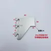 Piezas de soldadura de tubo cuadrado Tarjeta en U Lámina de sellado Deflector Montante A Columna de escalera Accesorios Colgador delantero Colgador lateral Pieza montada en pared Tapón Accesorios para vitrina de exposición