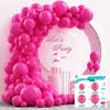 Set de Globos Amazon Transfronterizo Color Sólido Cadena de Globos Fiesta de Cumpleaños Boda Decoración Paquete de Globos Mayoreo