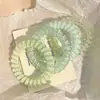Gomas para el Cabello Frescas y Dulces de Verano, Bandas para el Cabello de Cable de Teléfono, Diseño de Nicho, Accesorios para el Cabello de Moda y Versátiles con Alto Valor Estético