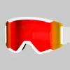 Gafas de Esquí Unisex Antivaho de Doble Lente, Protección UV400 a Prueba de Viento para Snowboard