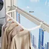 Varal para secar roupas, cabide simples para moldura de janela, ferramenta para secar roupas em casa, varal para janela economizador de espaço, varal para grade