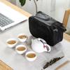 Tetera Portátil Xishi Juego de Té Cerámico para Viaje Set Kung Fu Reunión Anual Festival Regalo Premio Conmemorativo Logo Impreso