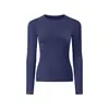 Camiseta Deportiva Casual de Manga Larga Antibacteriana Transpirable Ajustada para Yoga, Running, Entrenamiento, Top de Fitness