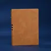 Cuaderno de Hojas Sueltas con Colgador Lateral para Bolígrafo y Logo Impreso Bloc de Notas de Negocios Personalizado Cuaderno de Hojas Sueltas de Negocios A5 con Bolígrafo