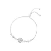 Brilhante Pérola Personalidade Única Tendência Zircônia Pulseira Luxo Leve Versátil Design Simples Alto Padrão Joia de Mão Atacado