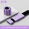 Bolsa de Arena Desmontable para Correr en la Muñeca Pesas para Piernas Bloques de Plomo de Entrenamiento Pulsera Deportiva de Silicona Invisible con Peso para Baile Yoga