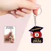 Chaveiro acrílico popular 2D plano transfronteiriço de futebol, basquete, tênis, beisebol, vôlei, estilo casual para casais e colegas