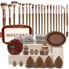 Set de 40 Piezas de Herramientas de Belleza Esponja de Maquillaje Esfera Limpiadora Facial Set de Brochas de Maquillaje Xiyin Te Transfronterizo
