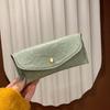 Estuche para gafas de cuero sintético estilo coreano, bolsa de almacenamiento para gafas de sol artísticas vintage, portátil, resistente a la presión, estuche de cuero para gafas.