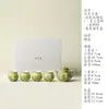 Ino Kiyosong Lindo Conejo Brote Verde Set de Té Kung Fu - Una Tetera y Cuatro Tazas, Vajilla de Té Pintada a Mano de Alta Gama, Regalo de Negocios