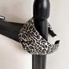 Faixa de Cabelo Larga Estampa de Leopardo Retro Nova Coreana 2024 Faixa de Cabelo Coroa Alta Pressão Cabelo Lavagem de Rosto Faixa Simples Presilha de Cabelo