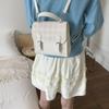 Mochila Xadrez Estilo Academia para Mulheres 2026 Novo Design de Nicho Bolsa de Mão Versão Coreana Ins Mochila Pequena de Viagem