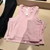 Regata Aspire da Alo Yoga, estilo Kendall Jenner, top curto feminino, canelado, alta elasticidade, camisola de cintura alta