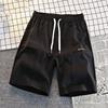 Verão Novo Casual Shorts Masculino Roupa de Trabalho Calças Cinco Pontos Secagem Rápida Moderna Fina Solta Respirável Roupa Exterior Calças Grandes para Homens