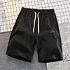 Pantalones Cortos Cargo Bordados para Niños Verano Nuevos Sueltos Rectos Deportivos Casuales Pantalones para Hombre Joven Modernos Shorts de Cinco Puntos