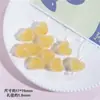 Ins elegante caramelo azúcar corazón de melocotón amor con cuentas diy aretes hechos a mano joyería pulsera collar accesorios material