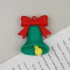 Llavero de Navidad Papá Noel Llavero de Resina Colgante Decoración de Árbol de Navidad de PVC Figura de Caja Sorpresa Mayoreo