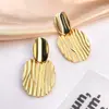 Pendientes Populares Coreanos de Nicho con Aguja de Plata 925 para Mujer, Pendientes Personalizados de Brillo Ins con Forma de Papas Fritas para Mujer, Pendientes al por Mayor