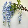 Cruzamento Abler Casamento Casamento Teto Glicínia Flor Artificial Flor de Feijão Macia Trepadeira de Videira Trepadeira de Parede