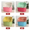 Cesta Drenadora de Plástico para Frutas de Cocina, Cesta de Almacenamiento Doble Capa Engrosada, Regalo Promocional con Opción de Impresión de Logo, Cesta Drenadora