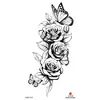 En Stock Venta al por Mayor Pequeños Adhesivos para Tatuajes de Brazo Completo Impermeables Florales para Brazo Cruzados Temu Amazon Tatuajes
