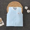 Colete de Bebê Primavera e Outono Algodão para Usar por Cima Colete para Recém-Nascido Colete Quente de Inverno para Meninos e Meninas
