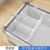 Cesta de Armazenamento Divisória para Congelador, Divisória Especial para Congelador, Organizador de Classificação, Prateleira em Camadas, Prateleira de Armazenamento Interna para Geladeira